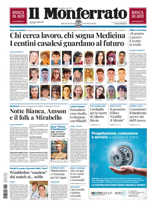 Il Monferrato - Edizione 52 del 05/07/2024